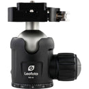 Leofoto NB-46LR Pro Ball Head with Lever-Release Clamp and 2.8" Quick Release Plate