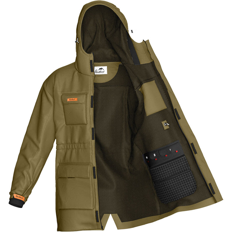 Haukland 7-in-1 Photography Jacket (Olive, Women's X-Small)