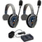 Eartec UltraLITE Pro16 Long-Range Dual-Channel Full-Duplex Wireless Intercom System with 2 Single-Ear Headsets (2.4 GHz)