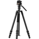 Vanguard Vesta GO 234CV10 Carbon Fiber Tripod with VEO PV-10 Video Head