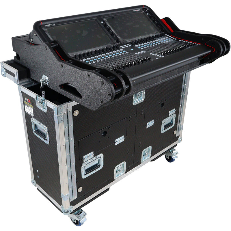 ProX ZCASE Flip-Ready Hydraulic Lift Console Case for Allen and Heath Avantis