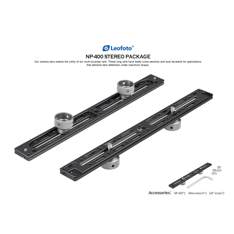 Leofoto NP-400 Double Camera Mounting Platform (15.75")