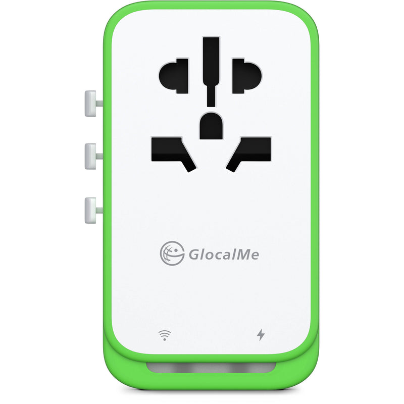 GlocalMe RoamPlug Universal Travel Adapter & Portable Wi-Fi Hotspot