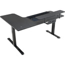 Eureka L-Shaped Standing Desk (Right, Black)