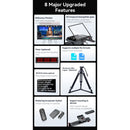 Desview DT24-MS Dual-Screen HDMI/3G-SDI Teleprompter with 24" High-Bright Monitors