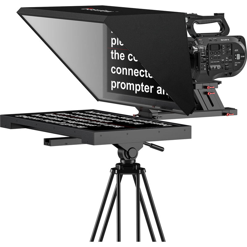 Desview DT24-MS Dual-Screen HDMI/3G-SDI Teleprompter with 24" High-Bright Monitors