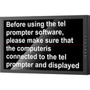 Desview DT24-MS Dual-Screen HDMI/3G-SDI Teleprompter with 24" High-Bright Monitors