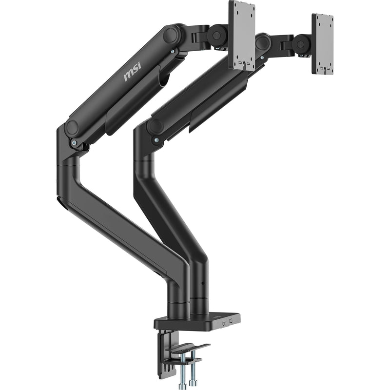 MSI MAG MT201D Full-Motion Dual Monitor Desk Mount for 17 to 45" Displays