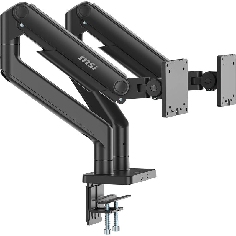 MSI MAG MT201D Full-Motion Dual Monitor Desk Mount for 17 to 45" Displays