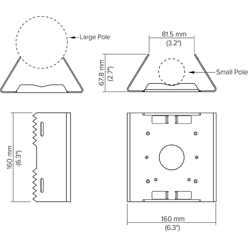 Verkada Pole Mount Adapter