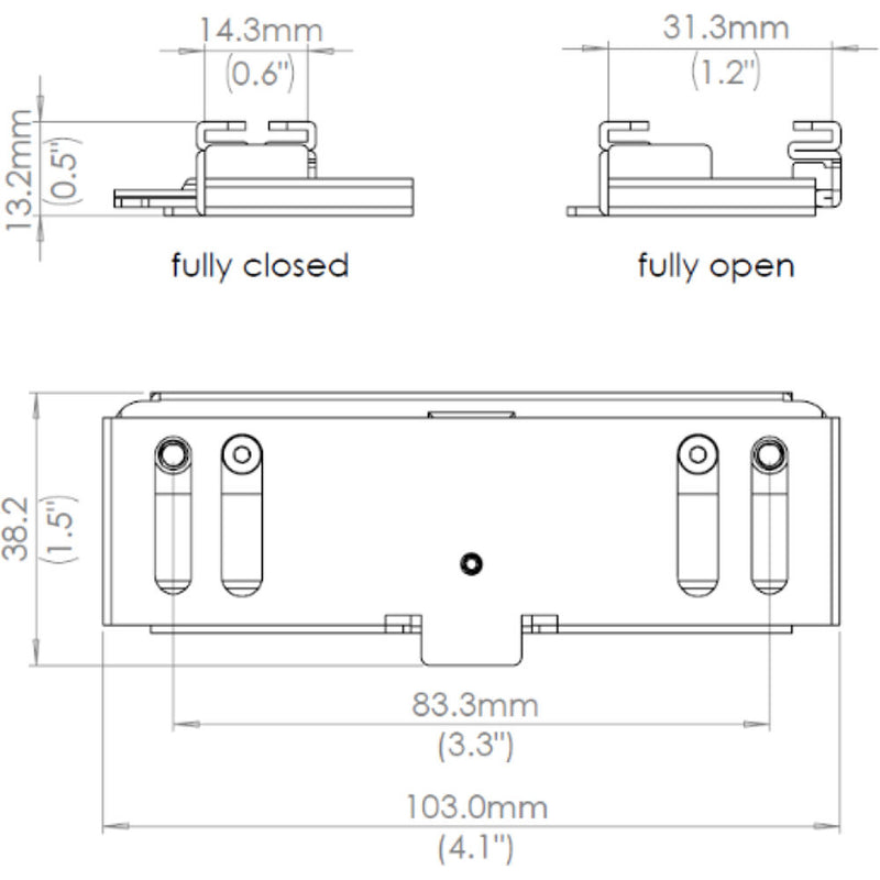 Verkada Tile Clip Mount