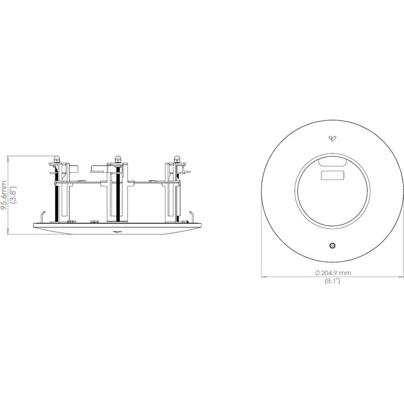 Verkada Recessed Ceiling Mount