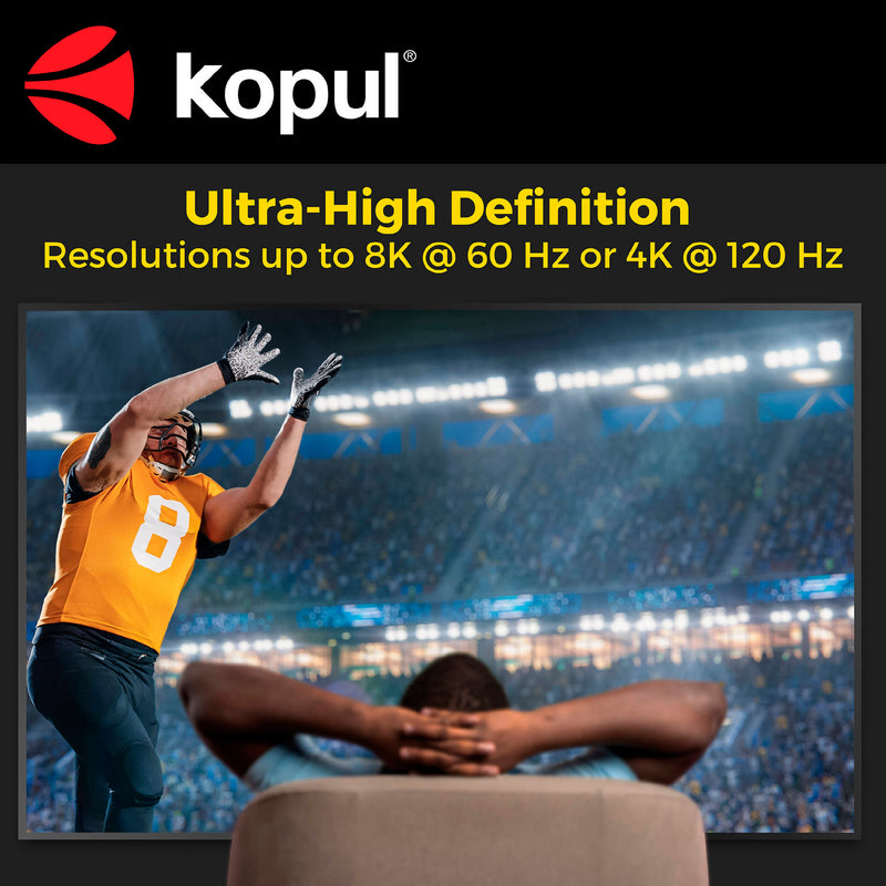 Kopul HDA-820P Premium Ultra High-Speed 8K HDMI Cable (23')