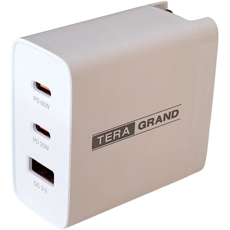 Tera Grand 65W GaN Two USB-C and One USB-A Wall Charger