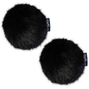 Radius Replacement Fur Windcover for Rycote BBG Windshield (Black, Pair)