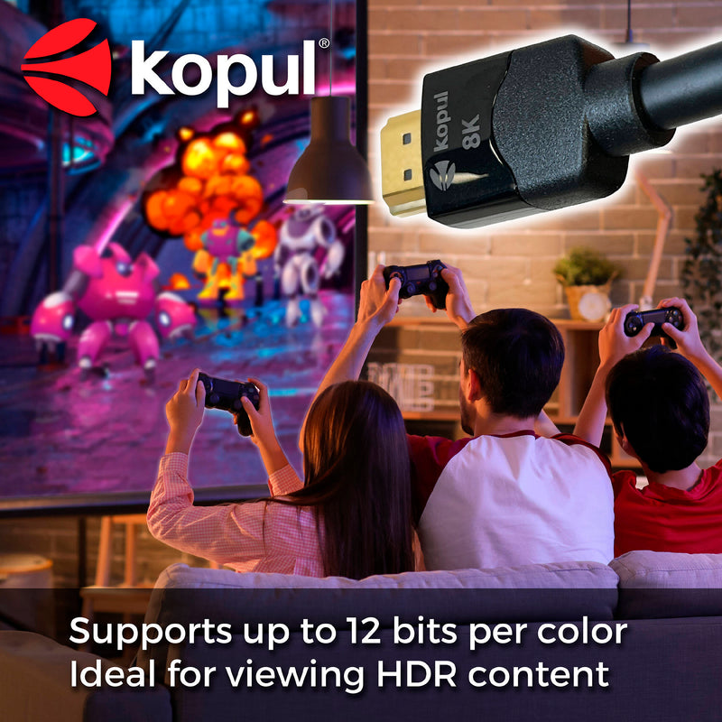 Kopul HDA-820P Premium Ultra High-Speed 8K HDMI Cable (23')