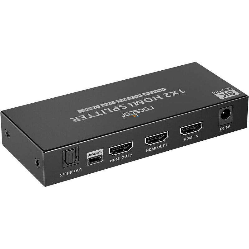 Rocstor TrueReach 1 x 2 8K60 HDMI Splitter