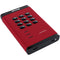 Istorage 4TB diskAshur3 USB 3.2 Gen 1 Encrypted Portable Hard Drive (Red)