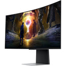 Samsung Odyssey OLED G8 G85SD 34" 1440p HDR 175 Hz Ultrawide Curved Gaming Monitor (Silver)