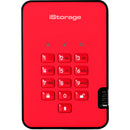 Istorage 512GB diskAshur3 USB 3.2 Gen 1 Encrypted Portable SSD (Red)