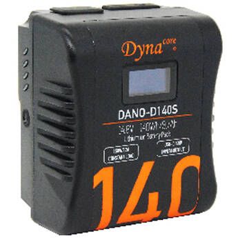 Dynacore DANO-D140S 140Wh Pocket V-Mount Li-Ion Battery with OLED Display