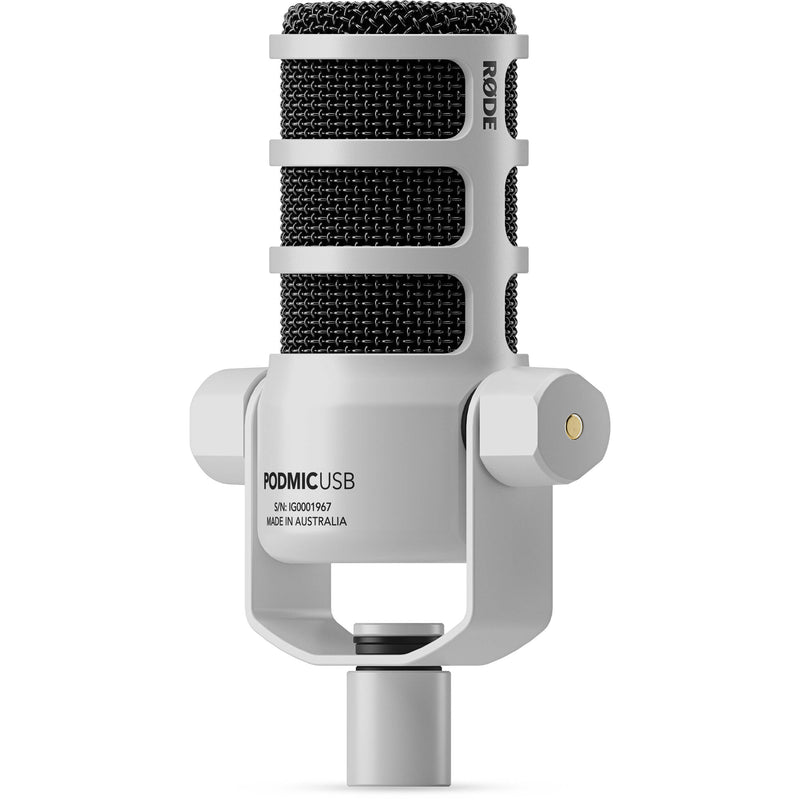 RODE PodMic USB and XLR Dynamic Broadcast Microphone (White)