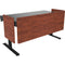 Heckler Modesty Panel Set with Logo for 6U Lectern (Wild Cherry Laminate)