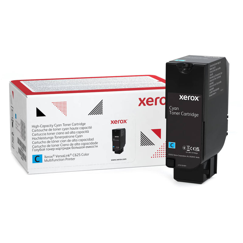 Xerox High Capacity Cyan Toner Cartridge for VersaLink C625 Printer (Use and Return)