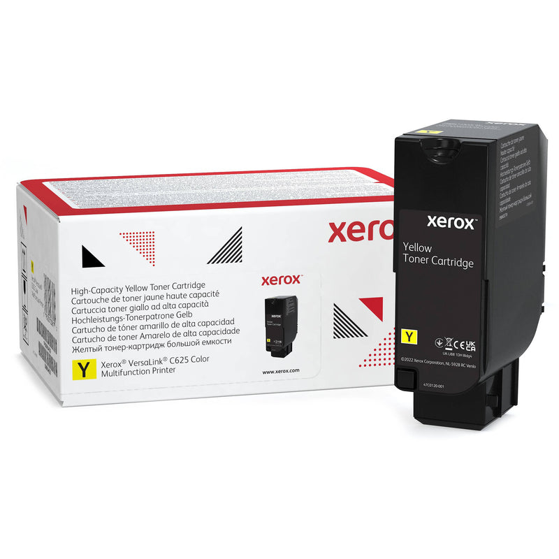 Xerox High Capacity Yellow Toner Cartridge for VersaLink C625 Printer (Use and Return)