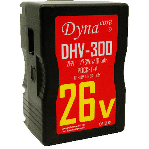 Dynacore DHV-300 High-Capacity 273Wh 26V V-Mount Battery