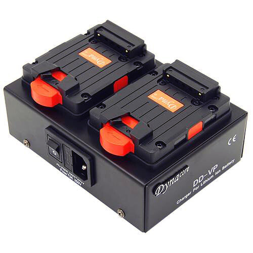 Dynacore DPM-155S Tiny 2-Battery Kit with 2-Bay Charger (155Wh, V-Mount)