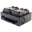 Dynacore DPM-155S Tiny 2-Battery Kit with 2-Bay Charger (155Wh, V-Mount)