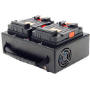 Dynacore DPM-98S Tiny V-Mount 2-Battery Kit with 2-Bay Charger (98Wh)