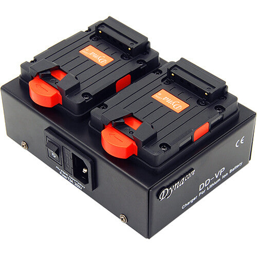 Dynacore DPM-98S Tiny V-Mount 2-Battery Kit with 2-Bay Charger (98Wh)