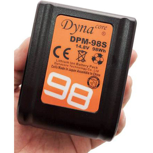 Dynacore DPM-98S Tiny V-Mount 2-Battery Kit with 2-Bay Charger (98Wh)