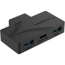 Sabrent USB-C 3-Port Gaming Hub (Black)