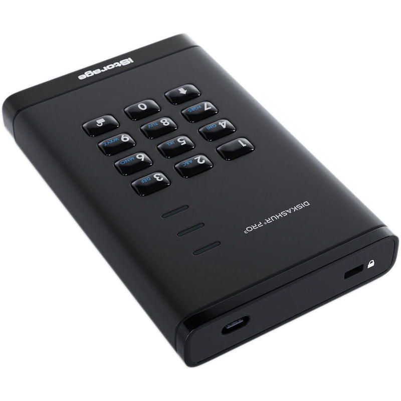 Istorage 2TB diskAshur PRO3 USB 3.2 Gen1 Encrypted Portable Hard Drive