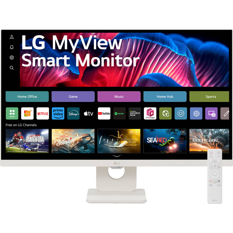 LG MyView 27SR73U-W 27" 4K HDR Smart Monitor (White)