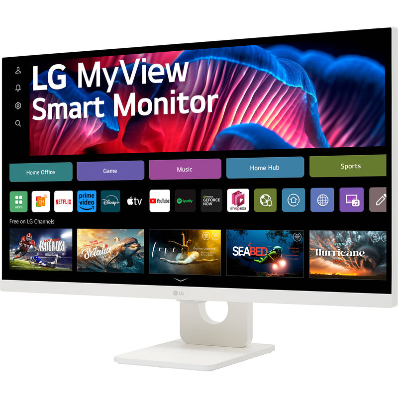 LG MyView 27SR73U-W 27" 4K HDR Smart Monitor (White)