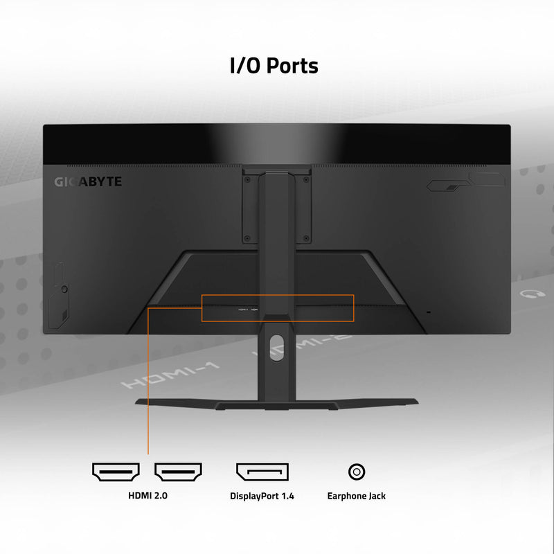 Gigabyte GS34WQC 34" 1440p 135 Hz Curved Ultra-Wide Gaming Monitor (Black)