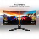 Gigabyte GS34WQC 34" 1440p 135 Hz Curved Ultra-Wide Gaming Monitor (Black)