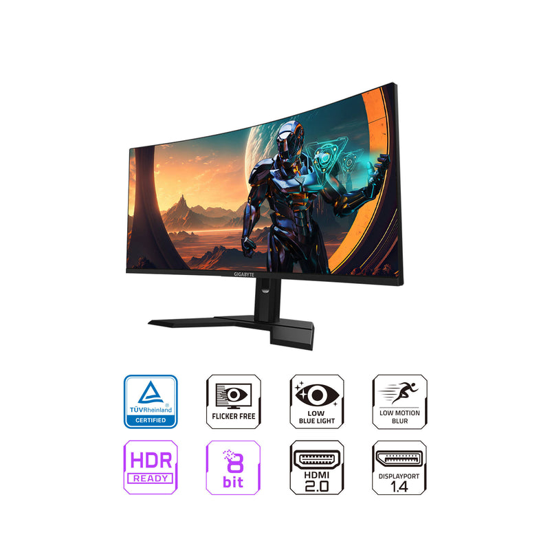 Gigabyte GS34WQC 34" 1440p 135 Hz Curved Ultra-Wide Gaming Monitor (Black)