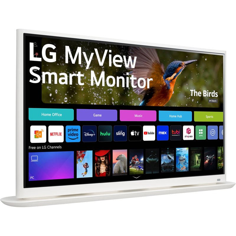 LG MyView 32SR70U-W 31.5" 4K HDR Smart Monitor (White)