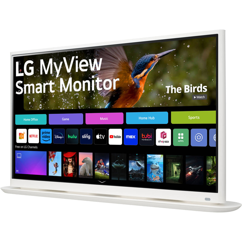 LG MyView 32SR70U-W 31.5" 4K HDR Smart Monitor (White)