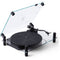 Transparent TT-B Manual Two-Speed Turntable with Bluetooth (Black)