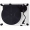 Transparent TT-B Manual Two-Speed Turntable with Bluetooth (Black)