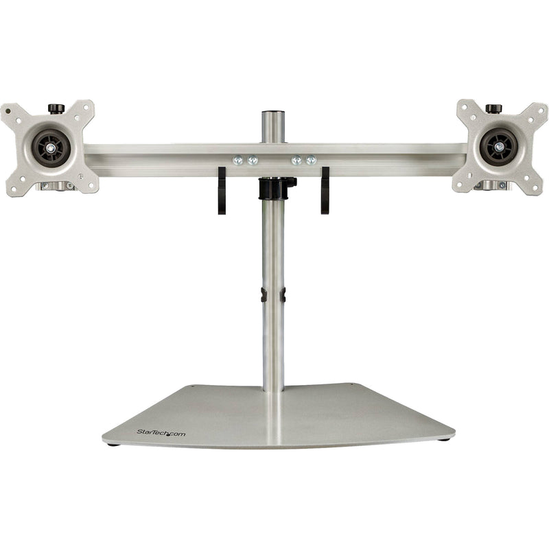 StarTech Dual-Monitor Desktop Stand for Displays up to 24" (Silver)