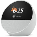 Amazon Echo Spot Smart Alarm Clock (2024 Edition, Glacier White)