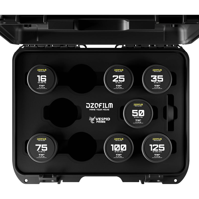 DZOFilm VESPID Prime 7-Lens Kit V2 (PL & EF Mounts)