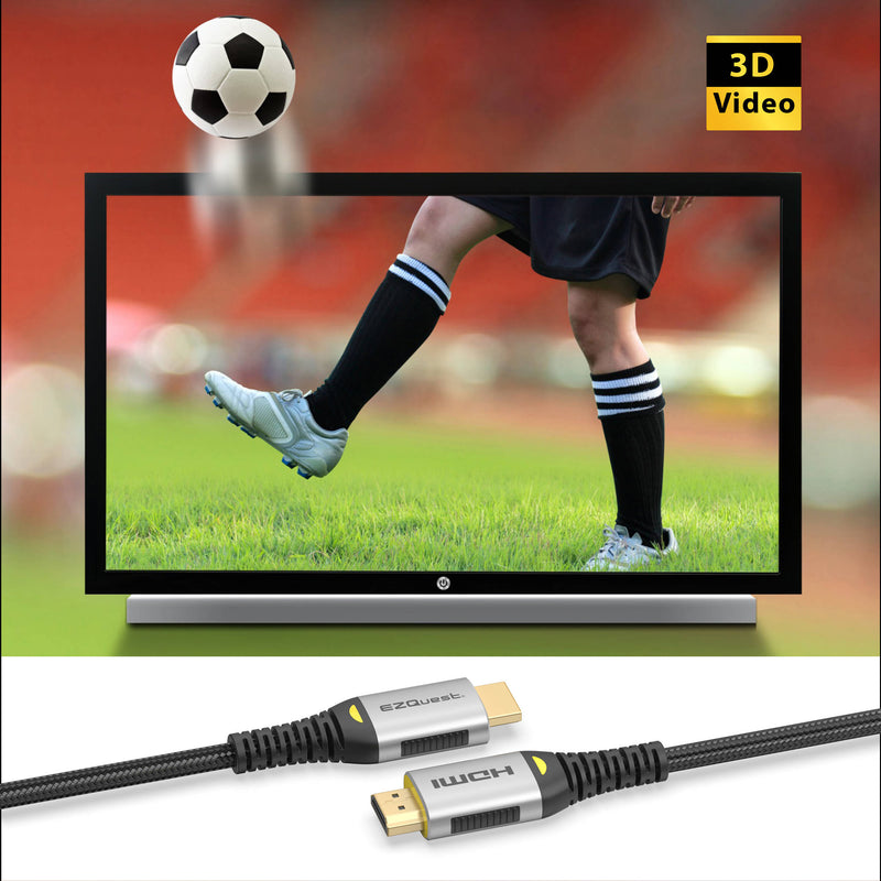 EZQuest High-Speed HDMI Premium Certified 4K Cable (6.5')